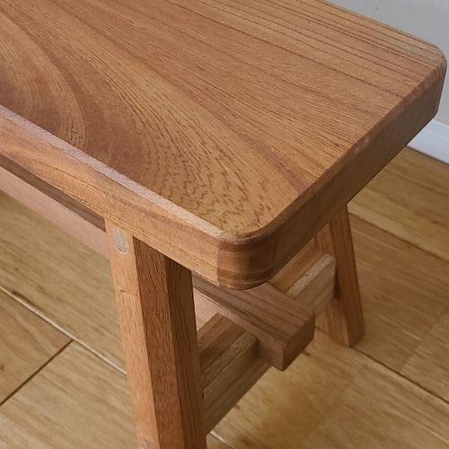 1点のみ】空間を飾る欅 一枚板 花台 踏み台 補助台 サイドテーブル