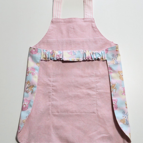 女の子　エプロン　ひまわり　80㎝　90㎝ 100㎝ 91987136f7261479a461811b34a898