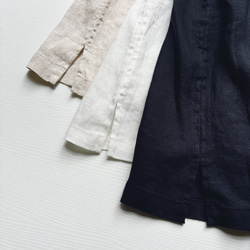 【心地よい★Ｖネックのインナートップス★リネン100%】ベージュのみ│清涼感│薄手│ノースリーブ│T-159XQN 8枚目の画像