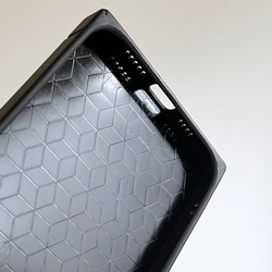 ストローク 水彩 抽象  強化ガラス iPhoneケース mini se pro max plus 10枚目の画像