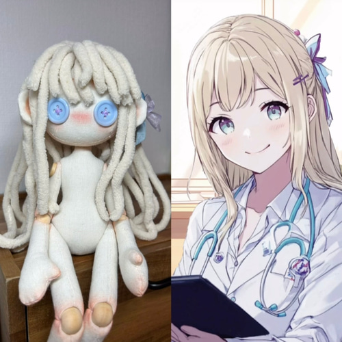CCDOLL】オリジナルぬいぐるみ 可動式bjd コットンドール ぬいぐるみ