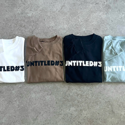 シンプルで使いやすい♪大人のロゴTシャツ　長袖 3枚目の画像