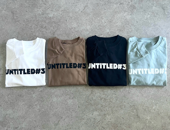 シンプルで使いやすい♪大人のロゴTシャツ　長袖 3枚目の画像