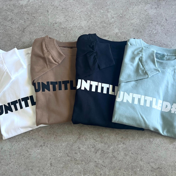 シンプルで使いやすい♪大人のロゴTシャツ　長袖 2枚目の画像
