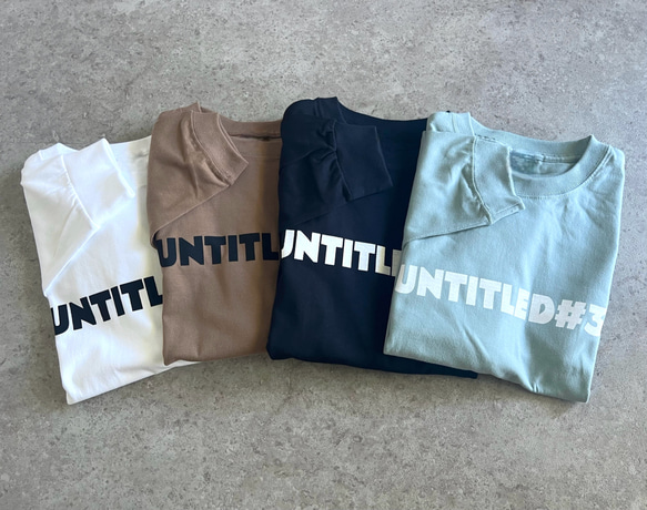 シンプルで使いやすい♪大人のロゴTシャツ　長袖 4枚目の画像