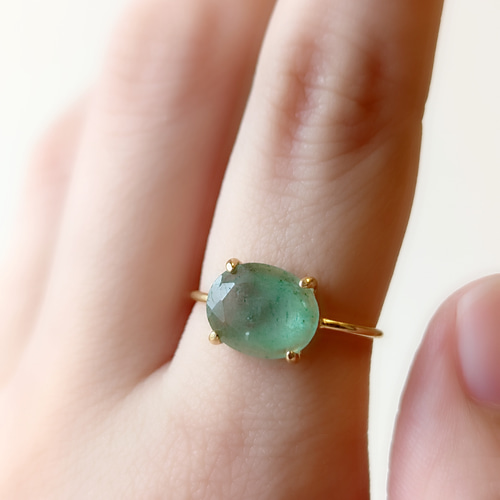 グリーンアベンチュリン リング アベンチュリンリング 天然石 リング