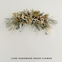ドライフラワースワッグ 横長スワッグ スワッグ lune 通販