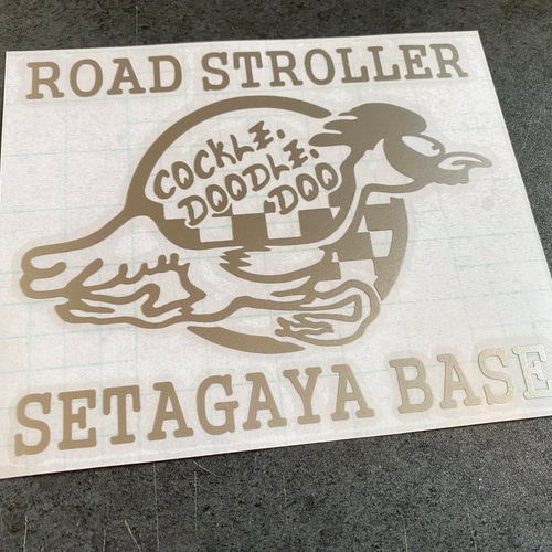 SEAF ロードランナー 004 文字 大サイズ ステッカー 右向き【カラー