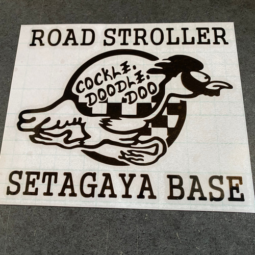 SEAF ロードランナー 004 文字 大サイズ ステッカー 右向き【カラー