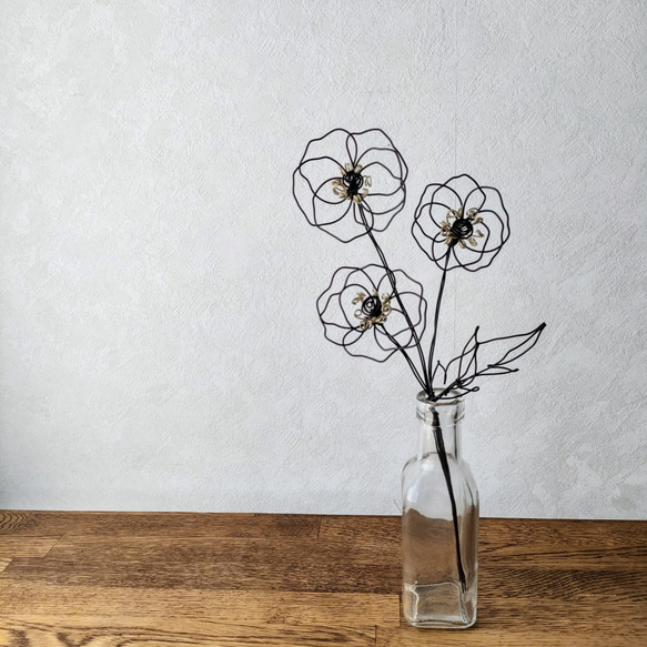 ポピー(こげ茶＆ゴールド) 1枚目の画像