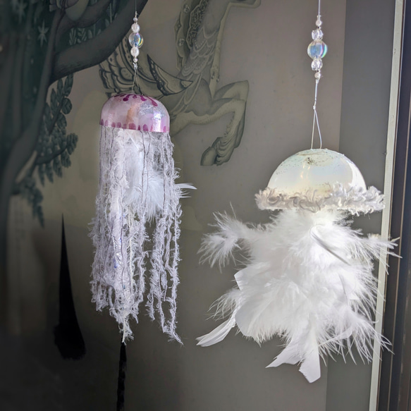 クラゲのモビール ミズクラゲ ムラサキクラゲ ゼリーフィッシュ サン