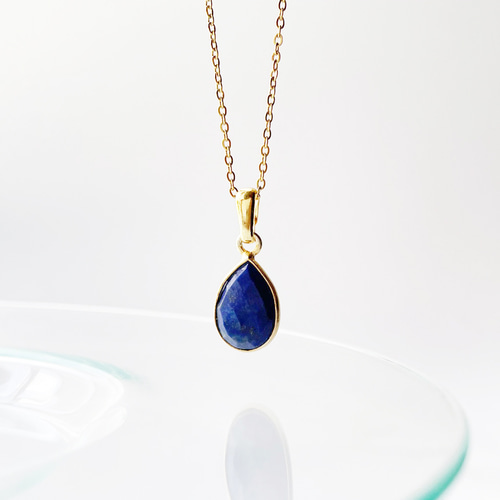 DAIZEN】 プレジアネックレス+チビコダマ(ラピスラズリ)チェーン45cm