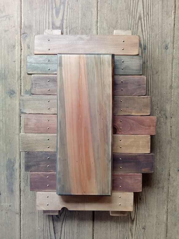 【オーダー看板製作】総檜 シーサイドカフェ風 / 自然塗装 