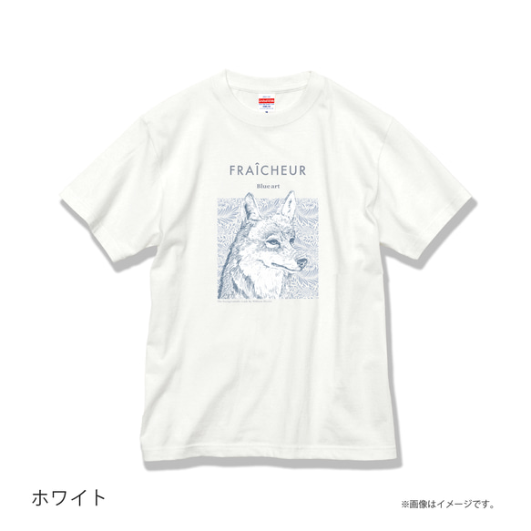 「Wolf」安心のクオリティ/定番コットンTシャツ/送料無料 4枚目の画像