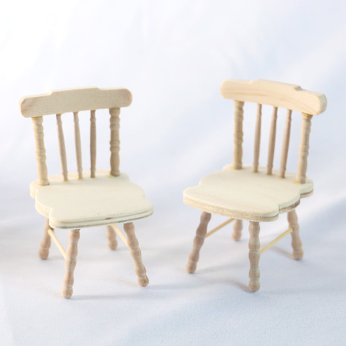 2個セット ドールハウス 1/6スケール ミニチュア家具 ミニ 椅子