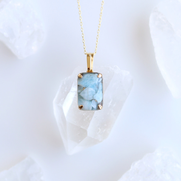 2024年のクリスマス gemstone jewelry ネックレス・ペンダント ラリマーのネックレス その他