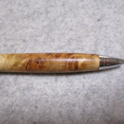 【胡桃】ボールペン/シャープペンシル　木軸ペン　紡木工芸 Slim 木軸シャープペンシル ウォールナット上杢（胡桃）0.5mm