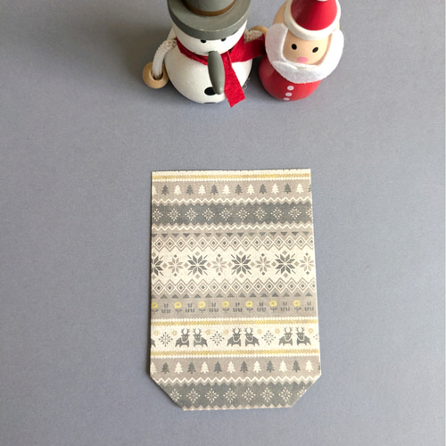 ノルディック 折り紙 マチ付きミニ紙袋 各柄4枚（1セット16枚） その他