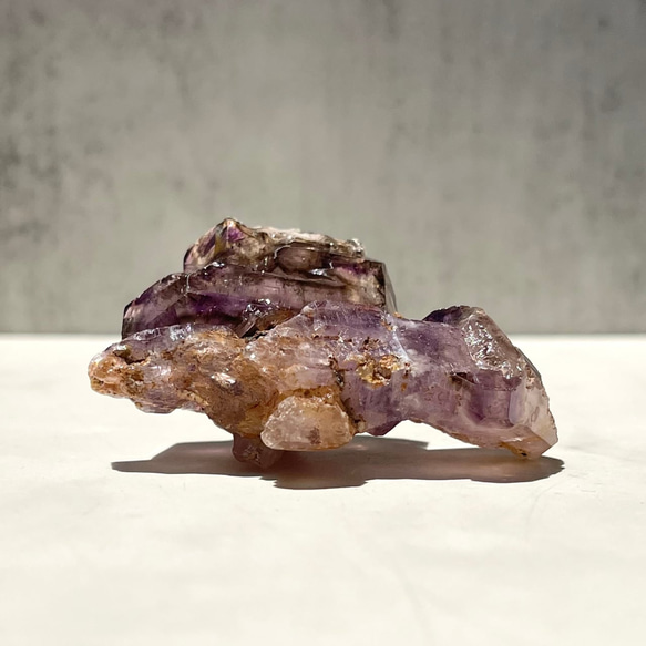 ジンバブエ産【シャンガーンアメジスト⑨】虹あり｜ファントム｜鉱物