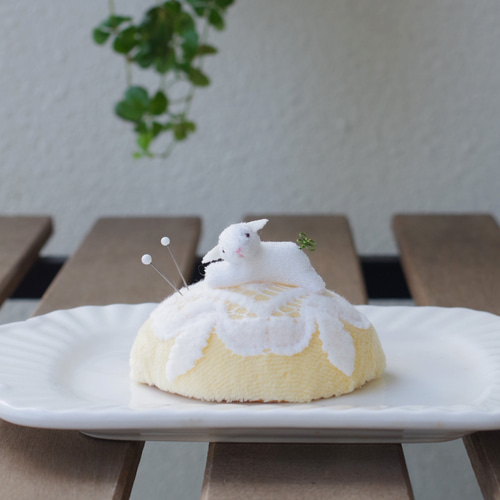 ♡SIROCARA陶器置物レモンケーキ作家置物作家陶器食品サンプル作家ぬいぐるみ ♡SIROCARA陶器置物レモンケーキ作家置物作家陶器食品サンプル