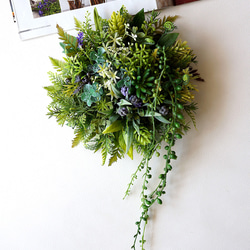 ドーム型グリーンリース 1枚目の画像