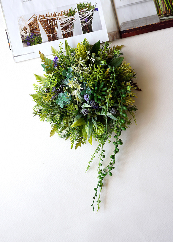 ドーム型グリーンリース 1枚目の画像