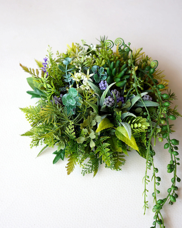 ドーム型グリーンリース 3枚目の画像