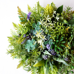 ドーム型グリーンリース 5枚目の画像