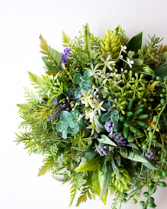 ドーム型グリーンリース 5枚目の画像