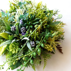 ドーム型グリーンリース 4枚目の画像