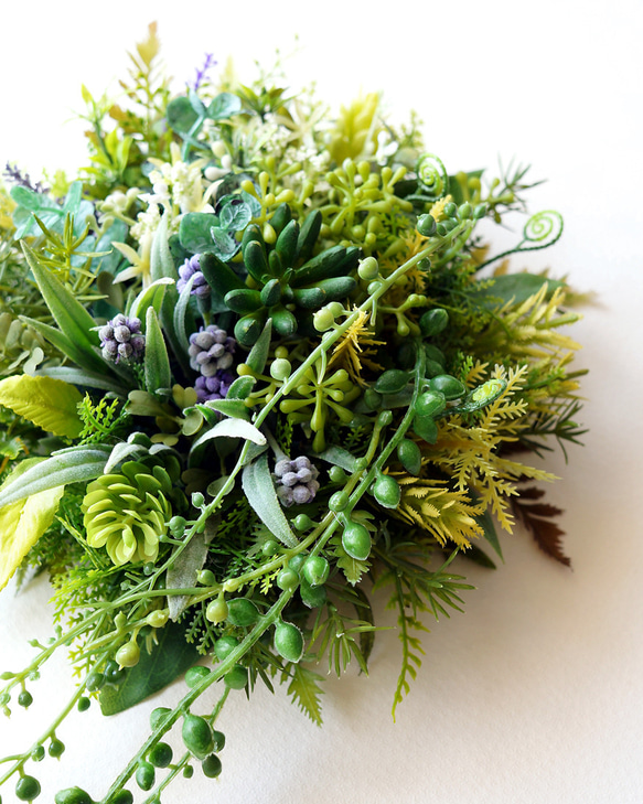 ドーム型グリーンリース 4枚目の画像