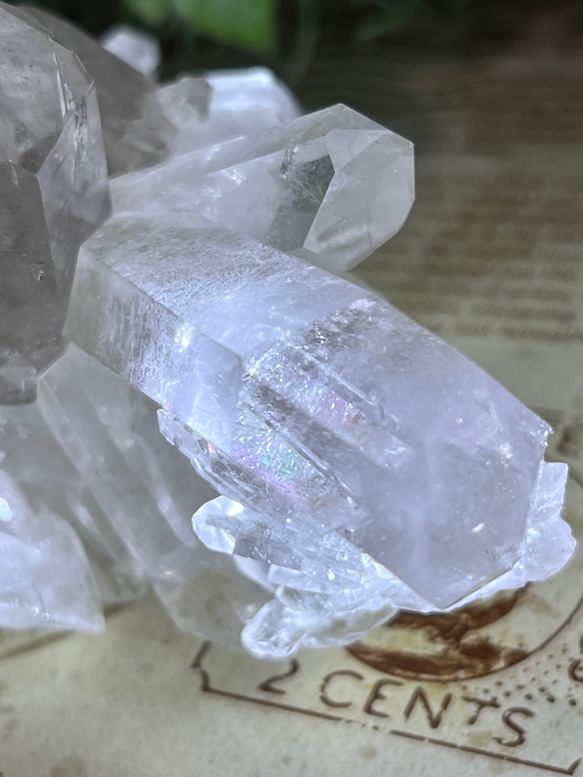 レインボー　ミナスジェライス州 トマスゴンサガ産　水晶　原石　クリスタル レインボーミナスジェライス州 トマスゴンサガ産水晶原石クリスタル