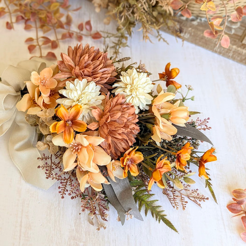 5.秋色スワッグ 秋色 Swag アートフラワー FLOWER STUDIO J. 通販