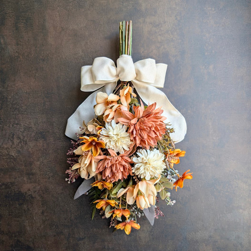 5.秋色水無月スワッグ - メルカリ 5.秋色スワッグ