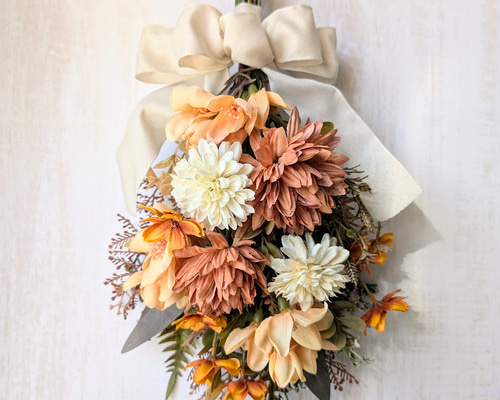 5.秋色スワッグ 秋色 Swag アートフラワー FLOWER STUDIO J. 通販 16575250｜Creema