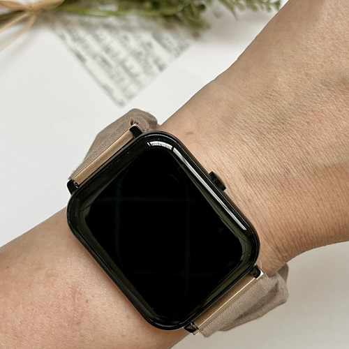 楽ちんシュシュベルト スマートウォッチ シュシュバンド 時計