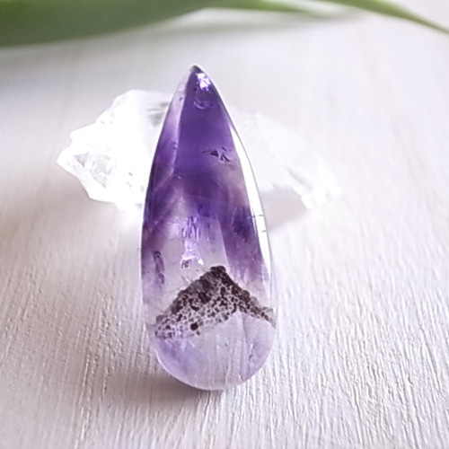 究極品質　愛と光のクリスタル　幻のダブルファントムナチュラルアメトリン ☆07/19UP☆天然水入り水晶：天然クォーツ原石：アメジスト