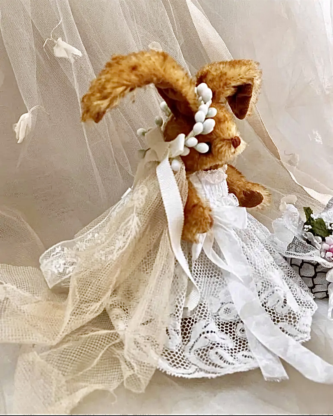 フラワーガール ウサギさん