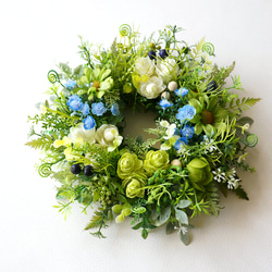 爽やかなグリーンリース 2枚目の画像