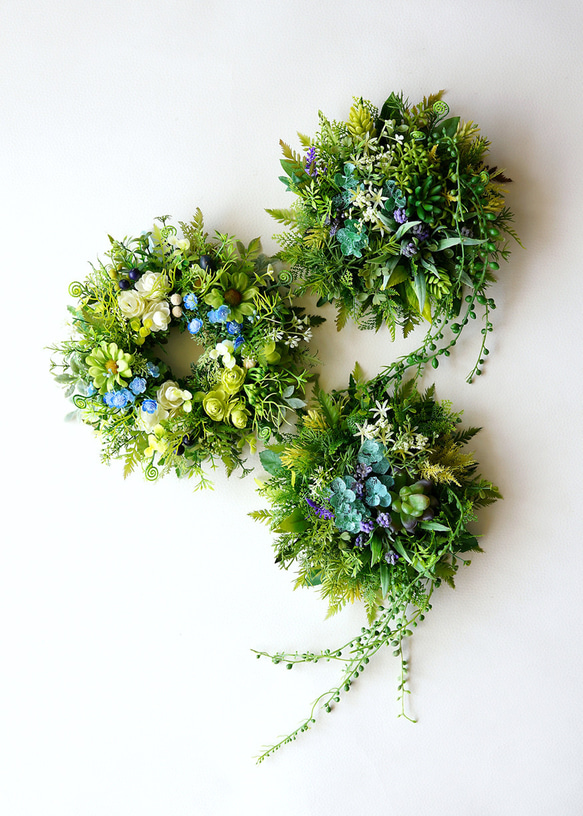 爽やかなグリーンリース 8枚目の画像