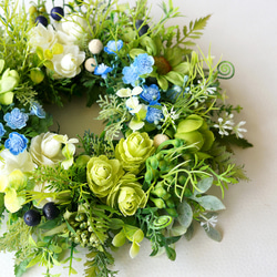 爽やかなグリーンリース 4枚目の画像