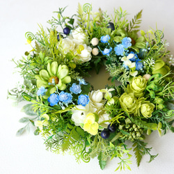 爽やかなグリーンリース 3枚目の画像