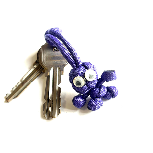 パラコード　人形キーホルダー　キーチャームハンドメイド 楽天市場】キーホルダー KH04 人形 バッグチャーム パラコード