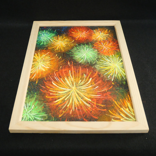 数量限定SALE 油彩画 油彩 油絵 絵画 18118550 通販 HR 絵画 絵【花火】 絵画