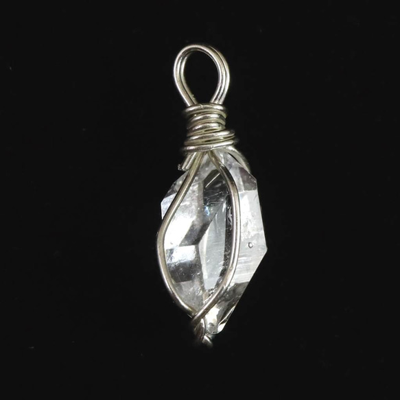 ハーキマーダイヤモンド 12mm原石 ペンダント 1.15g #98298 ペンダント  