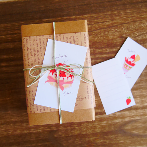 手書きサンキューカード サンクスカード 30枚 縁起物mix 【公式通販】