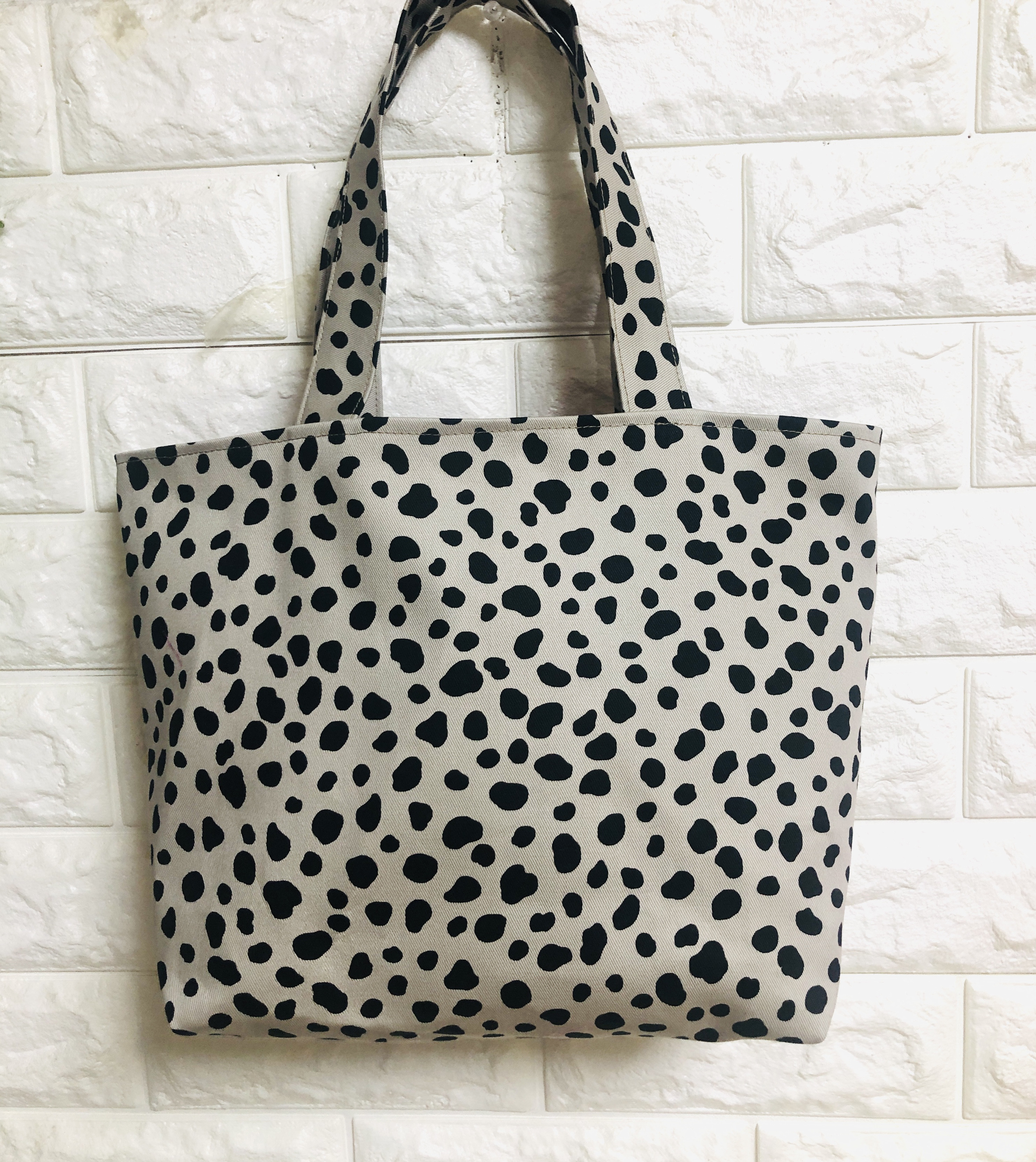 トートバッグ L ダルメシアンか柄 ✨極美品✨earPAPILLONNER