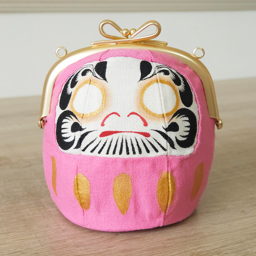 sale】手作り ポーチ 小銭入れ 小物入れ ハンドメイド 和柄 だるま 