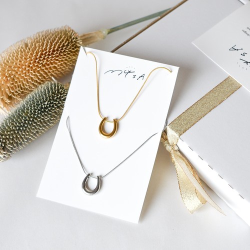 送料無料・秋の福袋2024】ホースシューネックレスセット シルバー