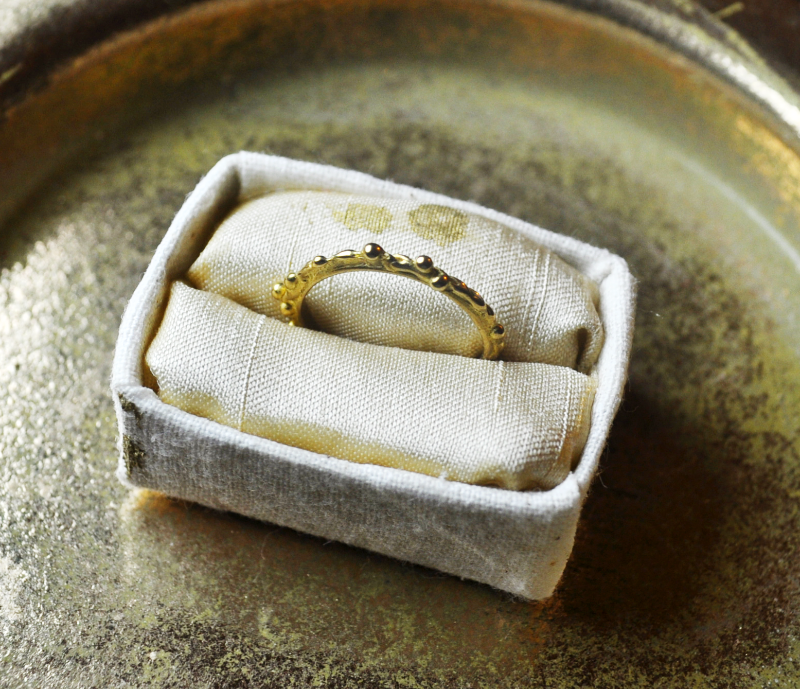 5号・真鍮の指環：《火精 22/Salamandre 22》